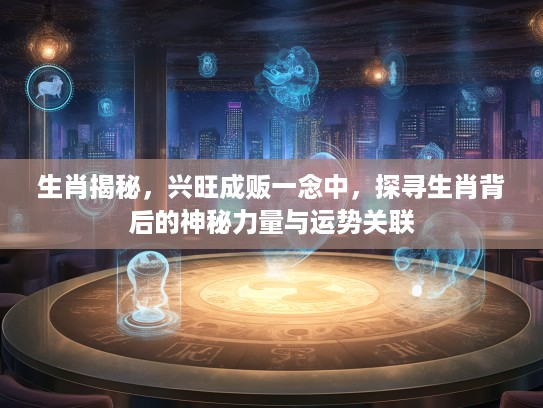 生肖揭秘，兴旺成贩一念中，探寻生肖背后的神秘力量与运势关联
