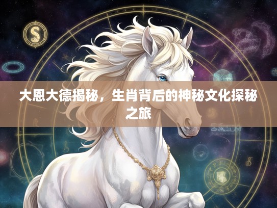 大恩大德揭秘，生肖背后的神秘文化探秘之旅