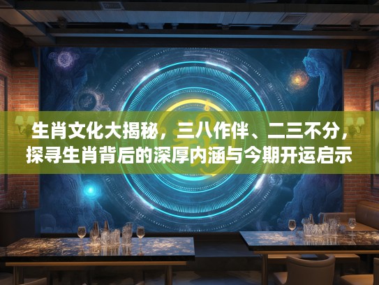 生肖文化大揭秘，三八作伴、二三不分，探寻生肖背后的深厚内涵与今期开运启示