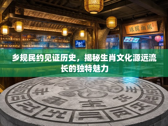 乡规民约见证历史，揭秘生肖文化源远流长的独特魅力