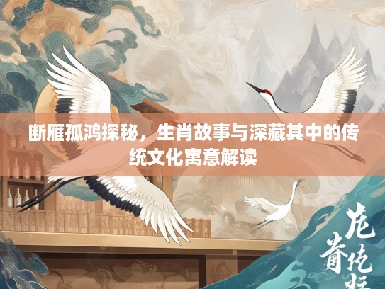 断雁孤鸿探秘，生肖故事与深藏其中的传统文化寓意解读