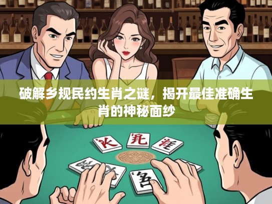破解乡规民约生肖之谜，揭开最佳准确生肖的神秘面纱