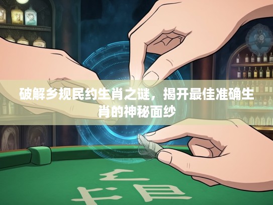 破解乡规民约生肖之谜，揭开最佳准确生肖的神秘面纱