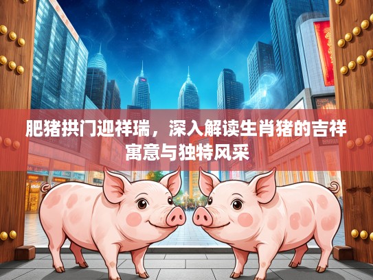 肥猪拱门迎祥瑞，深入解读生肖猪的吉祥寓意与独特风采