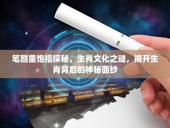 笔酣墨饱指探秘，生肖文化之谜，揭开生肖背后的神秘面纱