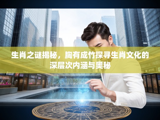 生肖之谜揭秘，胸有成竹探寻生肖文化的深层次内涵与奥秘