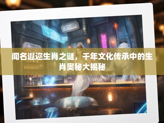 闻名遐迩生肖之谜，千年文化传承中的生肖奥秘大揭秘