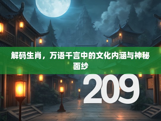 解码生肖，万语千言中的文化内涵与神秘面纱