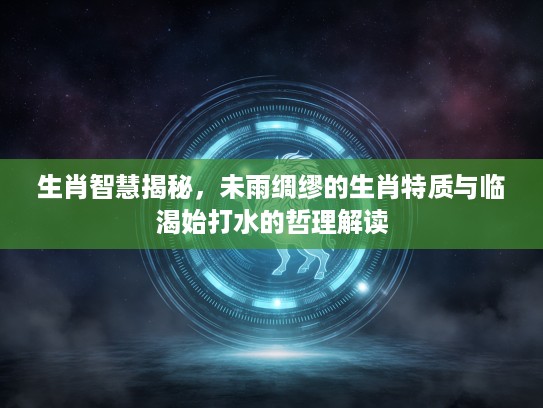生肖智慧揭秘，未雨绸缪的生肖特质与临渴始打水的哲理解读