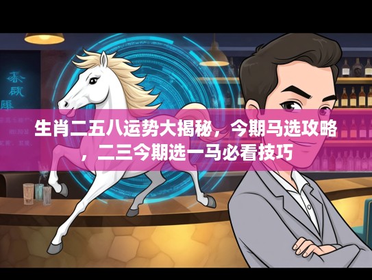 生肖二五八运势大揭秘，今期马选攻略，二三今期选一马必看技巧
