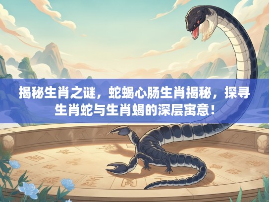 揭秘生肖之谜，蛇蝎心肠生肖揭秘，探寻生肖蛇与生肖蝎的深层寓意！