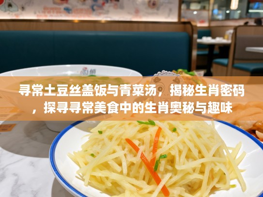 寻常土豆丝盖饭与青菜汤，揭秘生肖密码，探寻寻常美食中的生肖奥秘与趣味