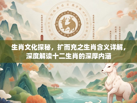 生肖文化探秘，扩而充之生肖含义详解，深度解读十二生肖的深厚内涵