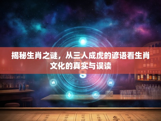揭秘生肖之谜，从三人成虎的谚语看生肖文化的真实与误读