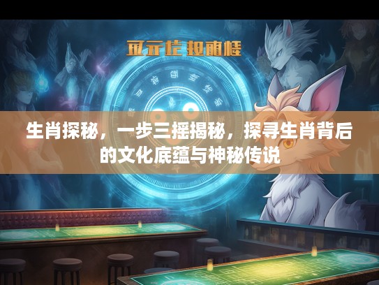 生肖探秘，一步三摇揭秘，探寻生肖背后的文化底蕴与神秘传说