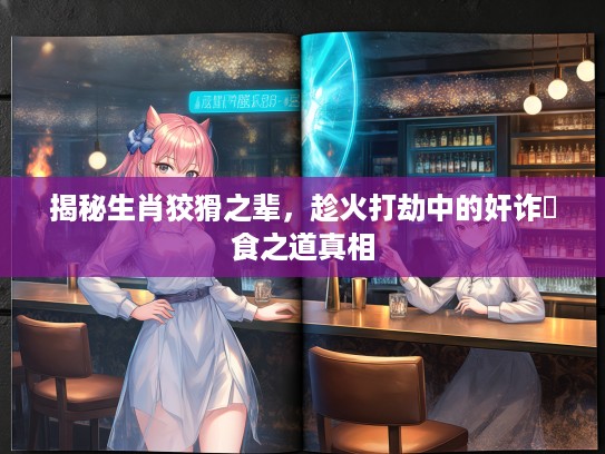 揭秘生肖狡猾之辈，趁火打劫中的奸诈搵食之道真相