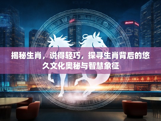 揭秘生肖，说得轻巧，探寻生肖背后的悠久文化奥秘与智慧象征