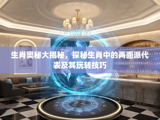生肖奥秘大揭秘，探秘生肖中的两面派代表及其玩转技巧