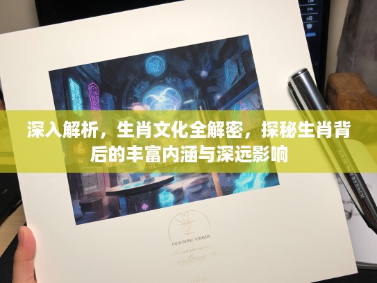 深入解析，生肖文化全解密，探秘生肖背后的丰富内涵与深远影响