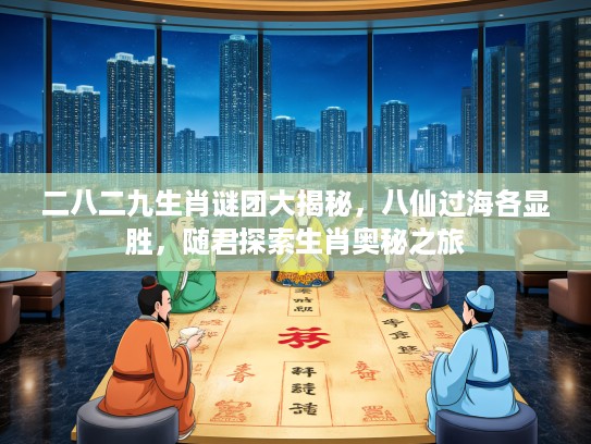二八二九生肖谜团大揭秘，八仙过海各显胜，随君探索生肖奥秘之旅