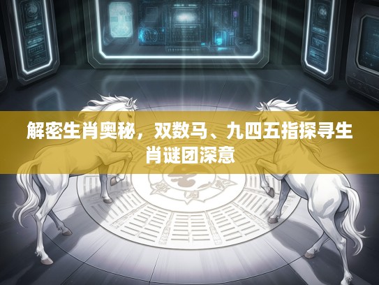 解密生肖奥秘，双数马、九四五指探寻生肖谜团深意