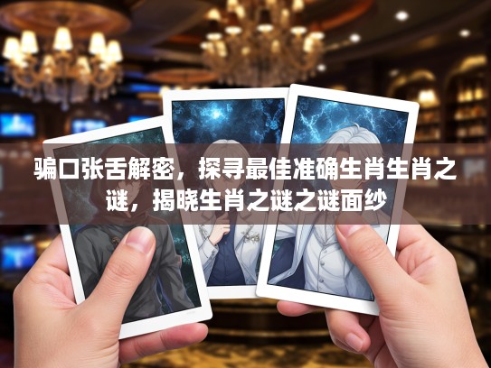 骗口张舌解密，探寻最佳准确生肖生肖之谜，揭晓生肖之谜之谜面纱