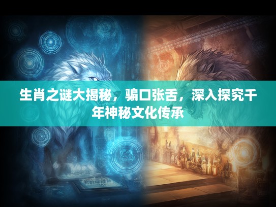 生肖之谜大揭秘，骗口张舌，深入探究千年神秘文化传承