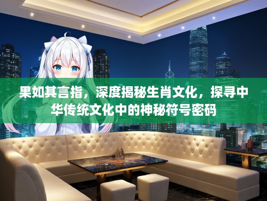 果如其言指，深度揭秘生肖文化，探寻中华传统文化中的神秘符号密码