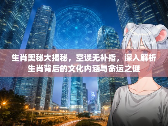生肖奥秘大揭秘，空谈无补指，深入解析生肖背后的文化内涵与命运之谜