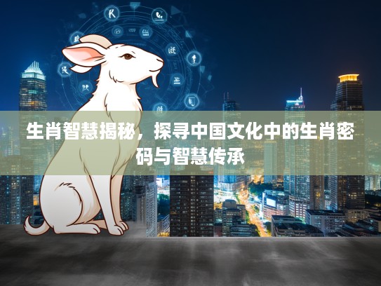 生肖智慧揭秘，探寻中国文化中的生肖密码与智慧传承