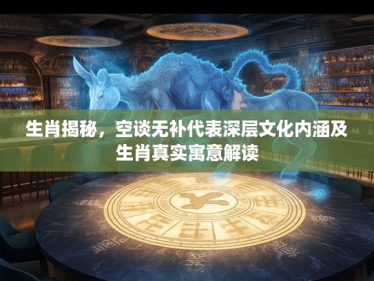 生肖揭秘，空谈无补代表深层文化内涵及生肖真实寓意解读