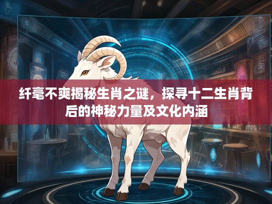 纤毫不爽揭秘生肖之谜，探寻十二生肖背后的神秘力量及文化内涵