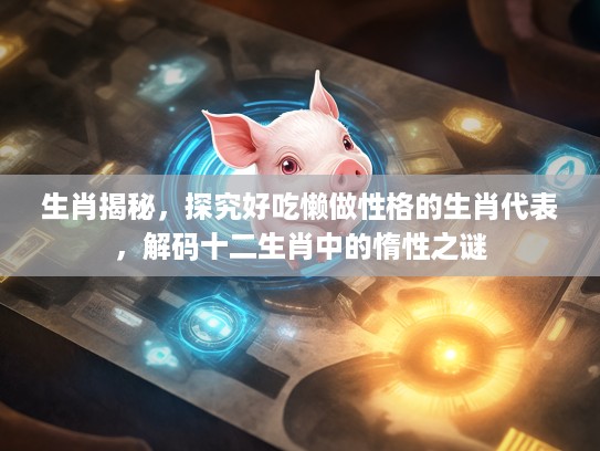 生肖揭秘，探究好吃懒做性格的生肖代表，解码十二生肖中的惰性之谜
