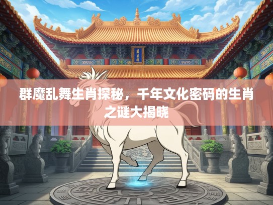 群魔乱舞生肖探秘，千年文化密码的生肖之谜大揭晓
