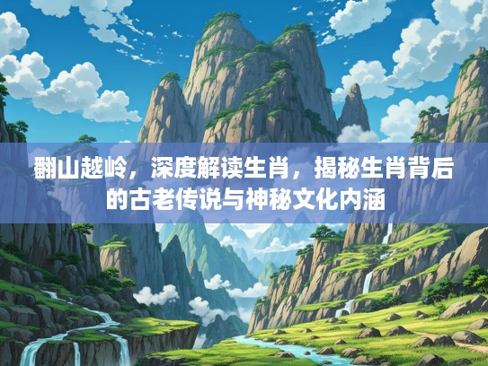 翻山越岭，深度解读生肖，揭秘生肖背后的古老传说与神秘文化内涵