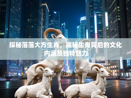 探秘落落大方生肖，揭秘生肖背后的文化内涵及独特魅力