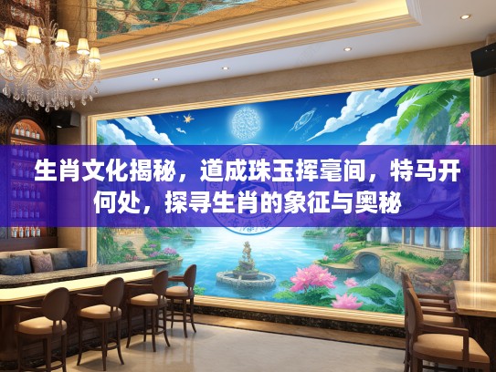 生肖文化揭秘，道成珠玉挥毫间，特马开何处，探寻生肖的象征与奥秘