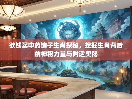 欲钱买中药铺子生肖探秘，挖掘生肖背后的神秘力量与财运奥秘