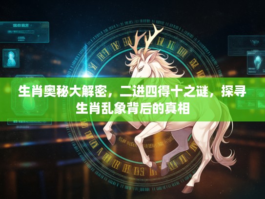 生肖奥秘大解密，二进四得十之谜，探寻生肖乱象背后的真相