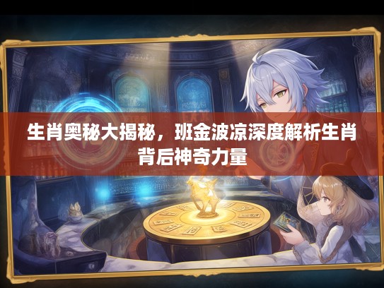 生肖奥秘大揭秘，班金波凉深度解析生肖背后神奇力量