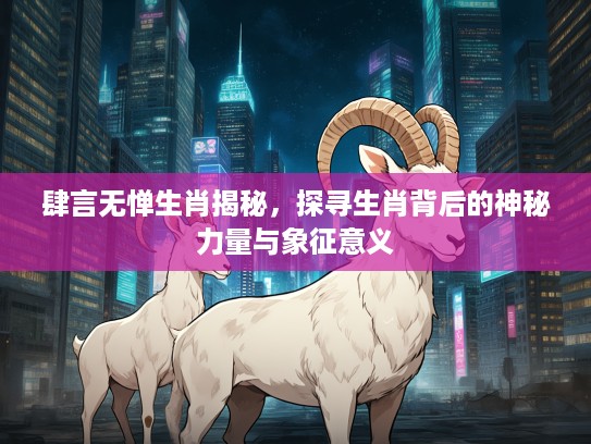 肆言无惮生肖揭秘，探寻生肖背后的神秘力量与象征意义