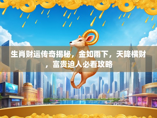生肖财运传奇揭秘，金如雨下，天降横财，富贵迫人必看攻略