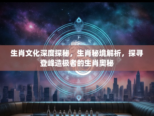 生肖文化深度探秘，生肖秘境解析，探寻登峰造极者的生肖奥秘