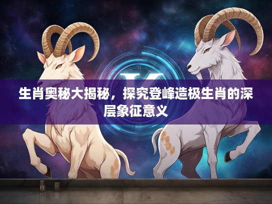 生肖奥秘大揭秘，探究登峰造极生肖的深层象征意义