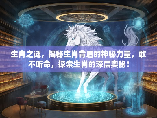 生肖之谜，揭秘生肖背后的神秘力量，敢不听命，探索生肖的深层奥秘！