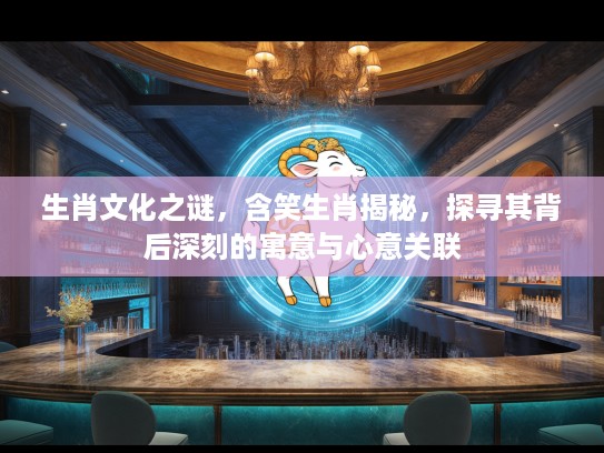 生肖文化之谜，含笑生肖揭秘，探寻其背后深刻的寓意与心意关联