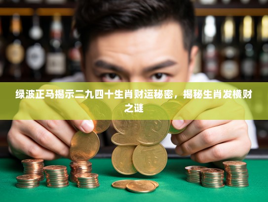 绿波正马揭示二九四十生肖财运秘密，揭秘生肖发横财之谜