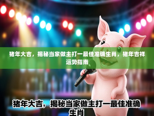 猪年大吉，揭秘当家做主打一最佳准确生肖，猪年吉祥运势指南