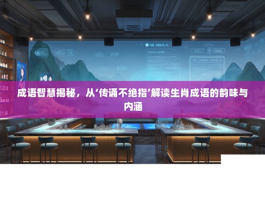 成语智慧揭秘，从‘传诵不绝指’解读生肖成语的韵味与内涵
