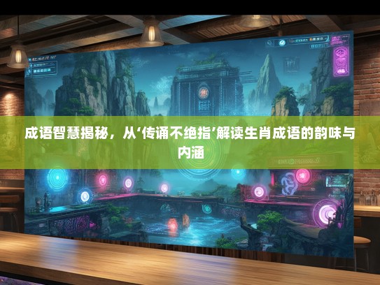 成语智慧揭秘，从‘传诵不绝指’解读生肖成语的韵味与内涵